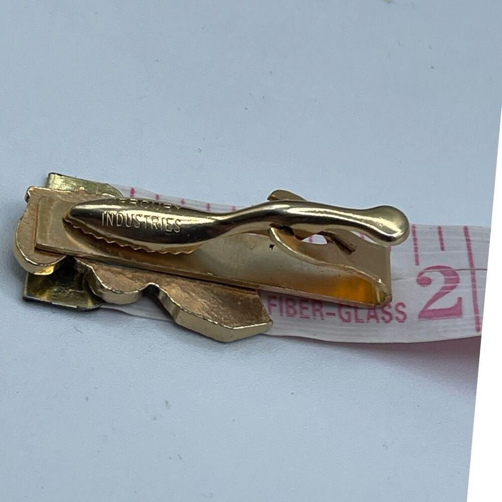 Vintage Mercury Industries Michigan tie clip brass - Picture 5 of 6